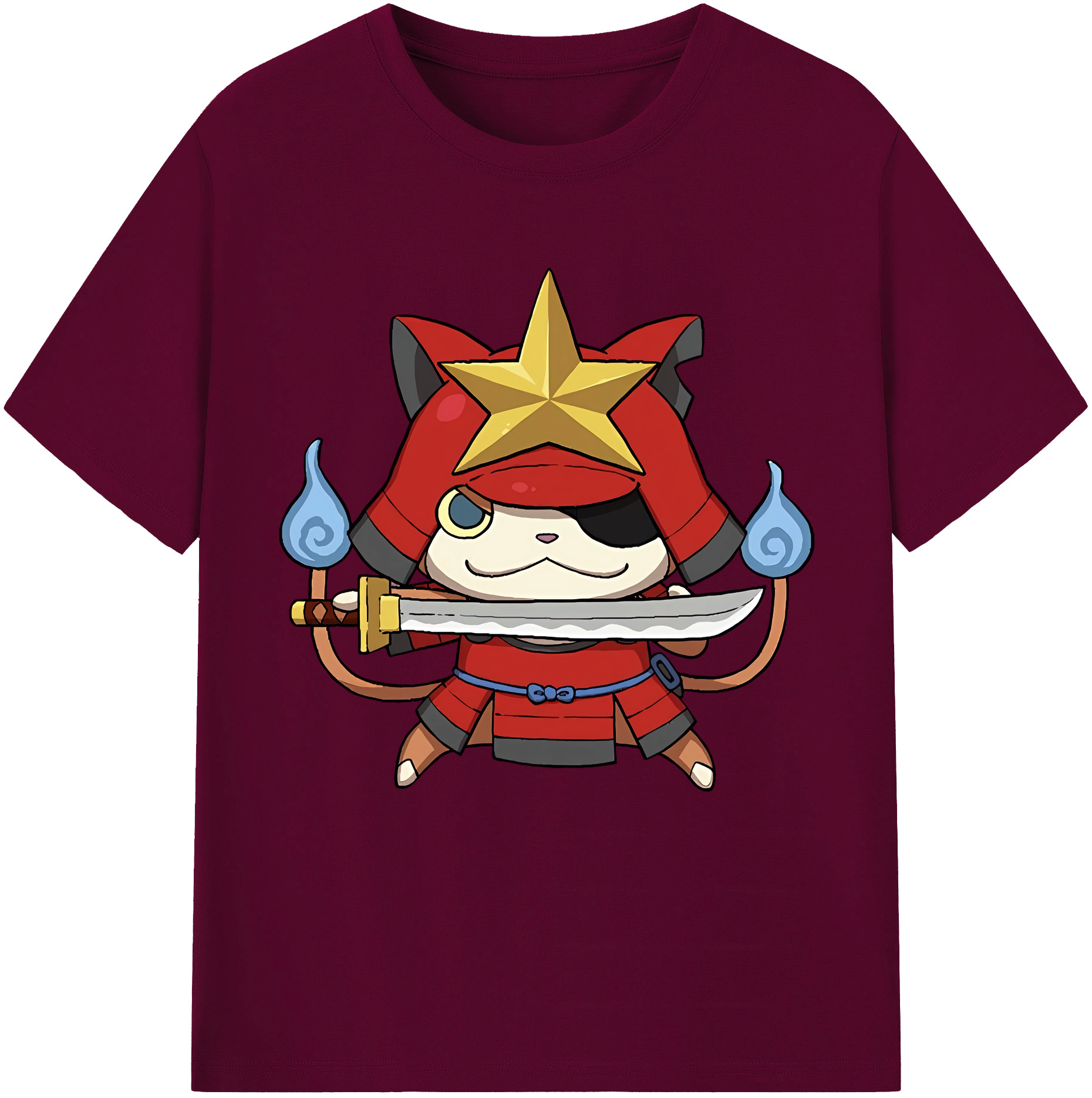 （画像用） 妖怪ウォッチ Yo-kai Watch レディースカジュアルプリントTシャツ（綿100％）